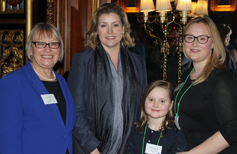 Sheryll, Penny Mordaunt MP, Beatrice and Katherine
