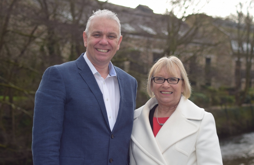 Sheryll Murray MP and Cornwall Council Candidate Clay Cowie